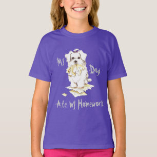 My Maltese Ate my Homework T-Shirt