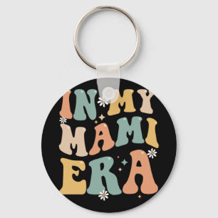 My Mami Era Lover Groovy Retro Mum Funny Mothers D Key Ring