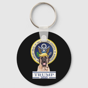 My Mastiff For Trump Key Ring