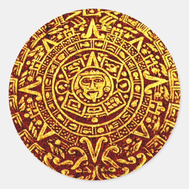My Mayan Calendar (Round Stickers) Classic Round Sticker (Front)