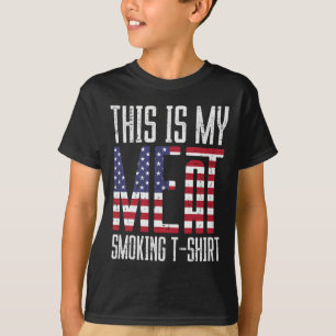 My Meat Grill Shirt Us Flag Bbq Byrbecue Patriot M