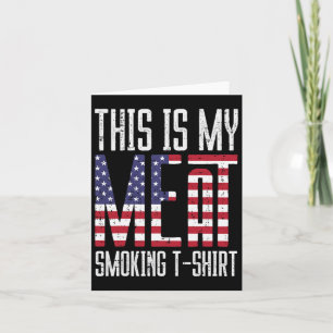 My Meat Grill Shirt Us Flag Bbq Byrbecue Patriot M Card