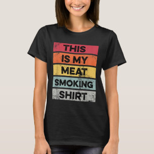 My Meat Smoking Shirt Funny Barbeque Smoker Bbq Gr