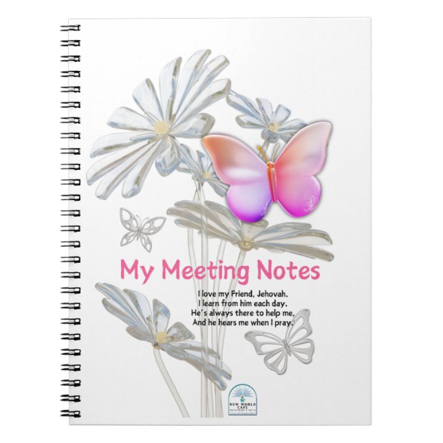 My Meeting Notebook for JW Young Sisters (Front)
