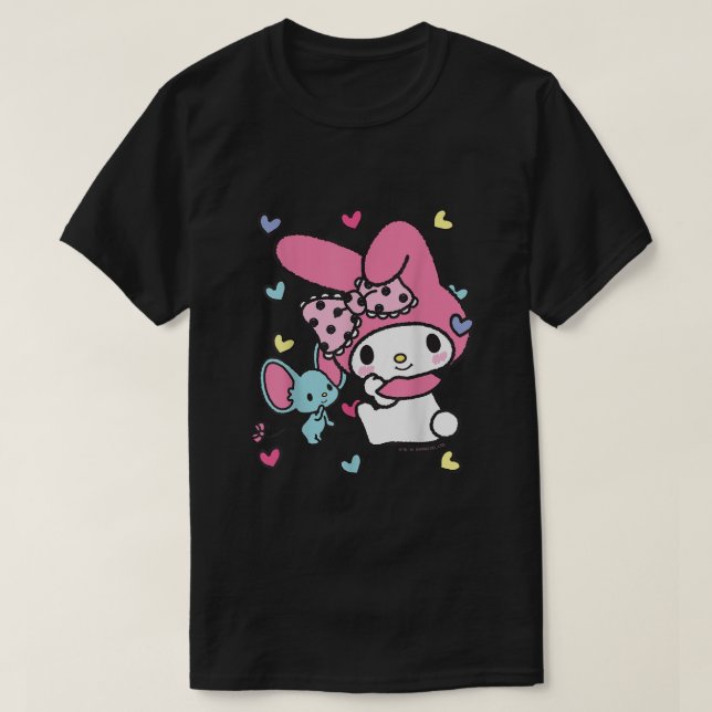 My Melody and Friend Sweet Hearts Tee Shirt1674 (Design Front)