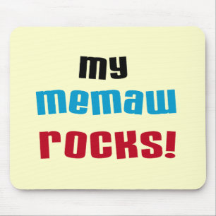 My Memaw Rocks T-shirts and Gifts Mouse Pad
