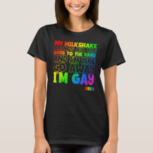 My Milkshake Brings All The Boys Lgbt Pride Month T-Shirt