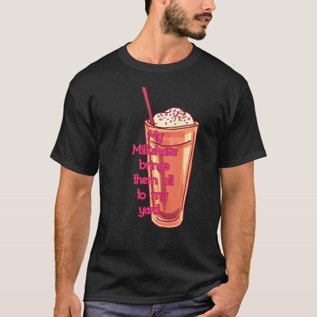 My Milkshake Quote Men's Fashion T-Shirt (Front)