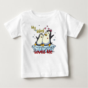 My Mimi Loves Me Penguin Baby T-Shirt