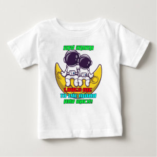 My Mimi Loves Me to the Moon and Back Astronaut Baby T-Shirt