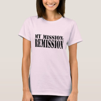 MY MISSION: REMISSION Ladies Long Sleeve (Fitted) T-Shirt