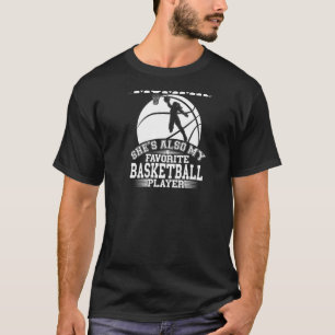 My Momma Is My Favourite Basketball Player Sport D T-Shirt
