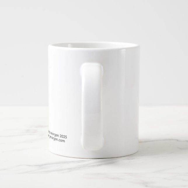 My Mommy is so special She works hard every night. Large Coffee Mug (Back)