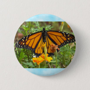 My Monarch Butterfly-button 6 Cm Round Badge