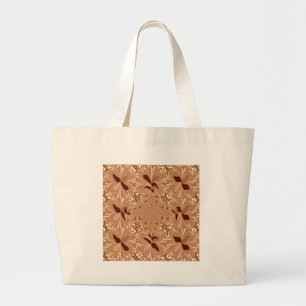 My Morning Coffee Colours Large Tote Bag