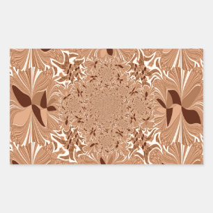 My Morning Coffee Colours Rectangular Sticker