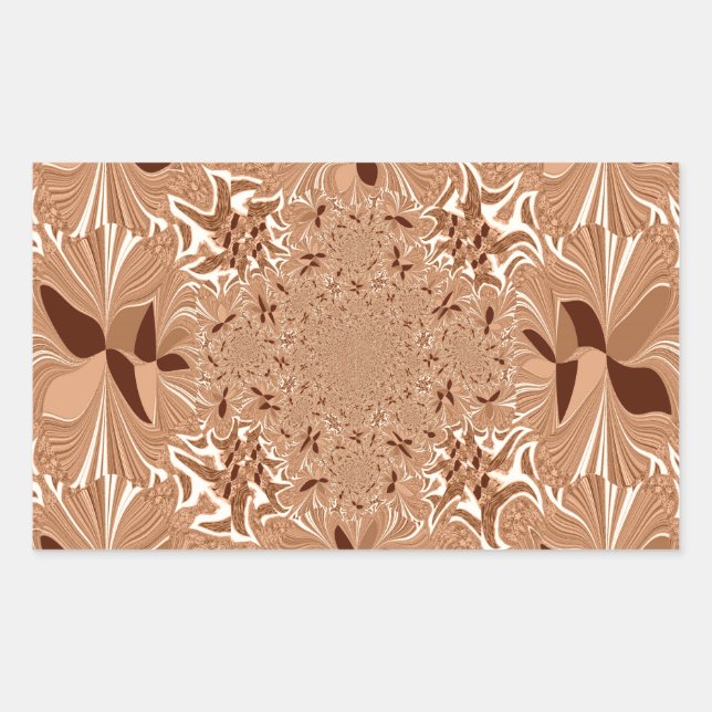 My Morning Coffee Colours Rectangular Sticker (Front)