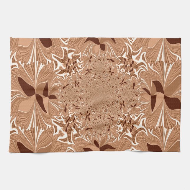 My Morning Coffee Colours Tea Towel (Horizontal)