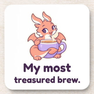 My Most Treasured Brew Ember and Tea Coaster