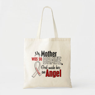 My Mother Is An Angel Lung Cancer Tote Bag