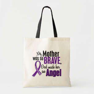 My Mother Is An Angel Pancreatic Cancer Tote Bag