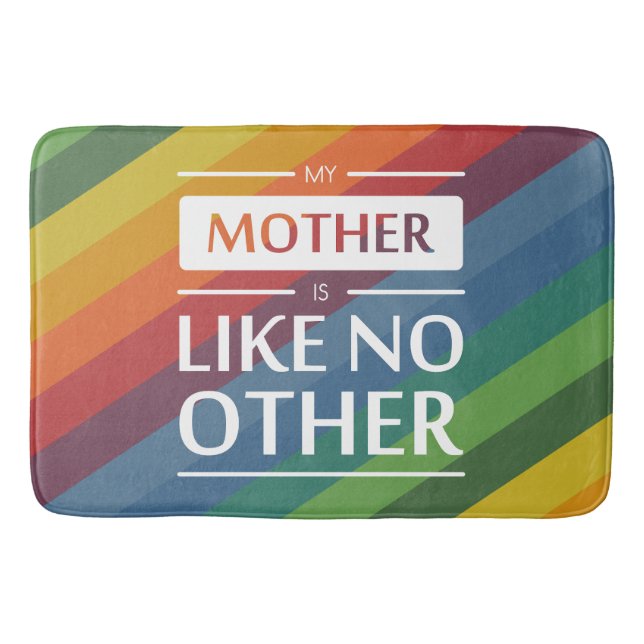 My mother is like no other bath mat (Front)