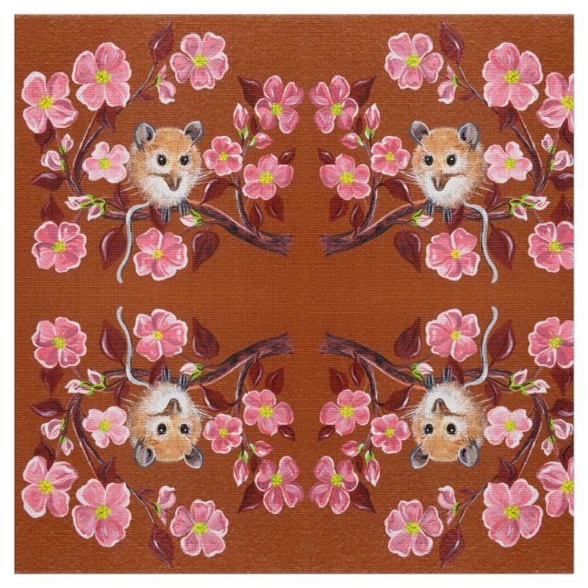 My Mouse "Pinky" Fabric (Swatch)