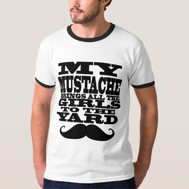 My Moustache T-Shirt (Front)