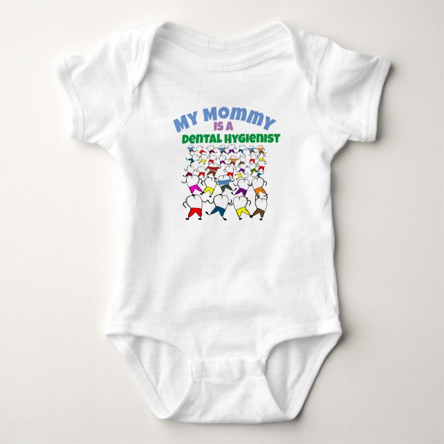 My Mum Dental Hygienist ll  Baby Bodysuit (Front)