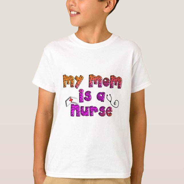 "My Mum is a Nurse" Dog & Kids T-Shirts (Front)