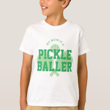 My Mum is a Pickle Baller Kids Pickleball Shirt