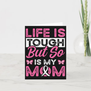 My Mum Is A Survivor Pink Ribbon Breast Cancer Pat Card