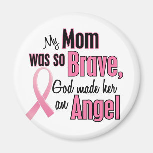 My Mum Is An Angel Breast Cancer Magnet
