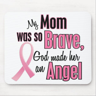 My Mum Is An Angel Breast Cancer Mouse Pad