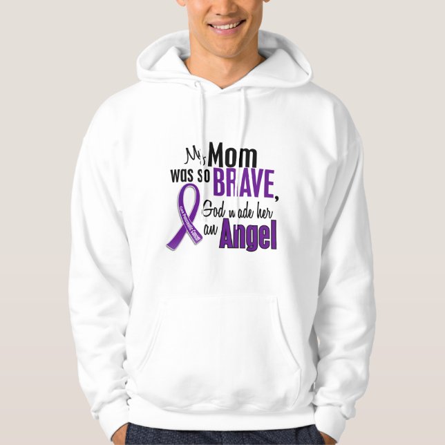 My Mum Is An Angel Pancreatic Cancer Hoodie (Front)