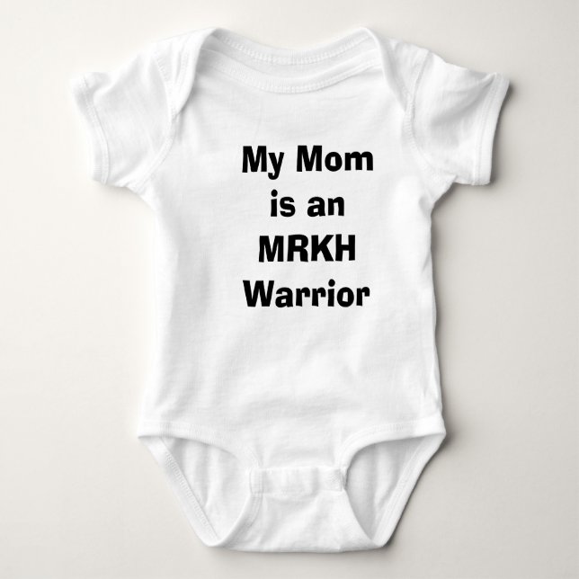 My Mum is an MRKH Warrior Baby Bodysuit (Front)