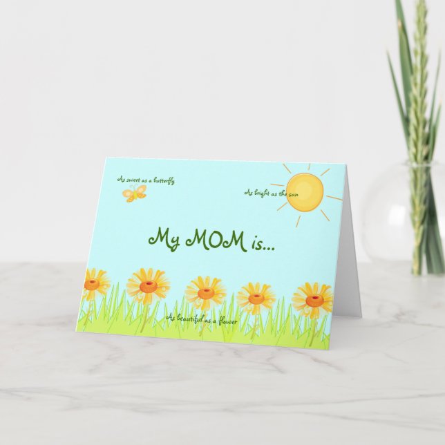 My Mum Is Card (Front)