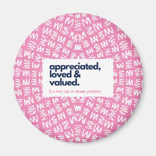 My Mum is Priceless-Appreciated, Loved & Valued Magnet