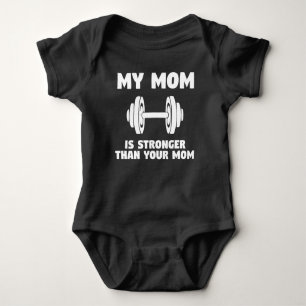 My Mum Is Stronger Than Your Mum Baby Bodysuit