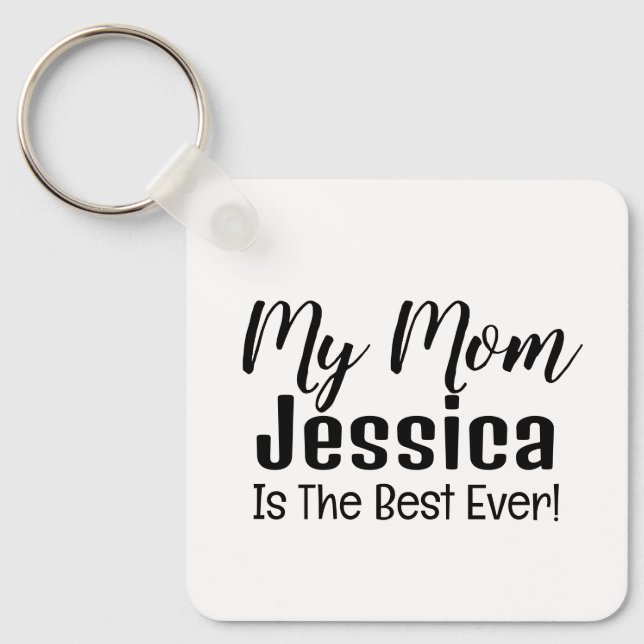 My Mum Is The Best Ever Mothers Day Keychain (Front)