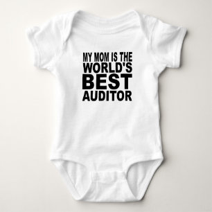 My Mum Is The World's Best Auditor Baby Bodysuit