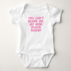 My Mum Plays Rugby Baby Bodysuit
