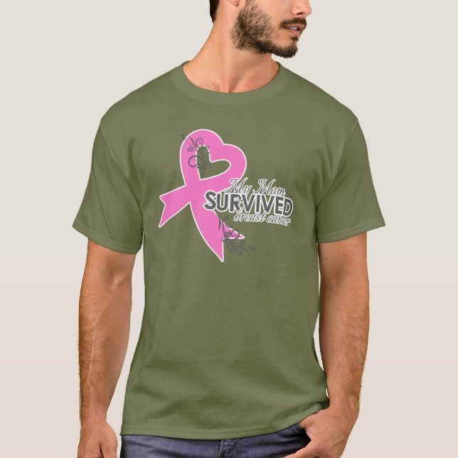 My Mum Survived Breast Cancer T-Shirt (Front)