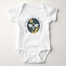 "My mummy is a beekeeper" infant one-piece 
