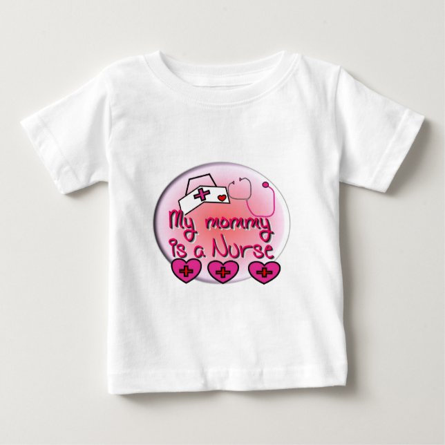 "My Mummy is a Nurse" Kids T-Shirts (Front)