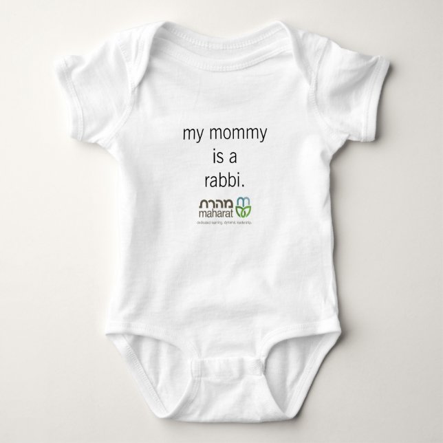 My Mummy is a Rabbi Infant Bodysuit (Front)