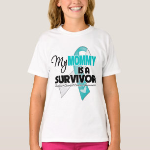 My Mummy is a Survivor - Cervical Cancer T-Shirt
