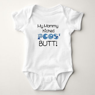 My Mummy Kicked PCOS' Butt! Baby Boy Bodysuit