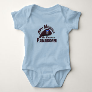 My Mummy My Favourite Paratrooper- Baby Jumper Bodysuit