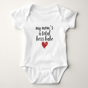 My mum's a total boss ... baby bodysuit gift